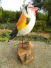 Wooden Painted Bird -  Goldfinch