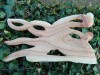 Wooden Octopus Carving - Hand Made 20cm Swimming