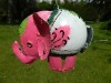 Metal Hanging Animal Tealight Holder  - Pink Elephant