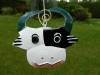 Metal Hanging Animal Tealight Holder - Cow