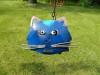 Metal Hanging Animal Tealight Holder - Blue Cat