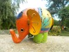 Metal Standing Animal Tealight Holder - Multi Elephant