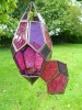 Moroccan Lanterns - Large Hanging Pendent Purple/Pink