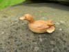 Hand Carved Ducks on Parasite Wood - Single Duck