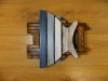 Wooden Folding Table Shabby Chic Furniture - Collapsible Table Fish - Blue