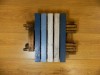 Wooden Folding Table Shabby Chic Furniture - Collapsible Rectangle table - Blue