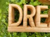 Wooden Word Art Carving - DREAM