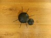 Metal Ladybird Wall Art Garden Ornament Small Ladybug - 16cm