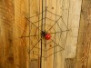 Hand Made Metal Spider With Web