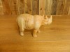 Wooden Rhinoceros Rhino Carving - Hand Carved Rhino Carving - 20cm