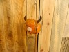 Metal Hanging Animal Tealight Holder - Highland Cow