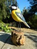 Wooden Painted Bird -  Great Tit