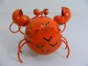 Metal Crab Garden Ornament Hanging Tea light Candle Holder - Crab