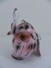 Metal Owl Garden Ornament Hanging Tea light Candle Holder - Pink Owl