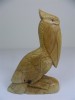 Wooden Pelican Carving - Hand Carved Pelican 20cm