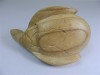 Hand Carved Wooden Turtle Coming Out Of Egg