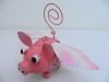 Metal Hanging Animal Tealight Holder - Flying Pig