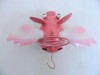 Metal Hanging Animal Tealight Holder - Flying Pig