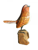 Wooden Painted Bird - Wren