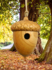 Wooden Bird House Nest Box - Acorn