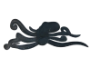 Metal Wall Art Sealife - Crawling Octopus