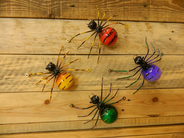 Hand Made - Metal Spiders