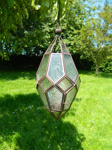 Moroccan Lanterns - Large Hanging Pendent Clear