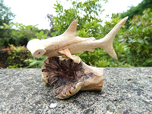 Hand Carving Wooden Hammer Head Shark - 40cm